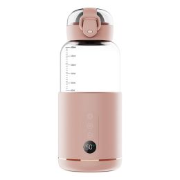 New Wireless Portable Milk Mixer Constant Temperature (Option: Pink-86x210mm-Ordinary)