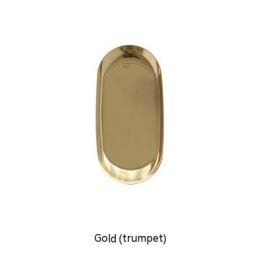 Brass Gold Stainless Steel Desktop Storage Tray (Option: Golden Small Tray)