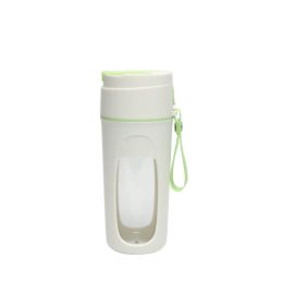 Portable Blender Electric USB Charging Outdoor Automatic Juicer Cup Juice Maker Kitchen Supplies (Option: Grass Green)