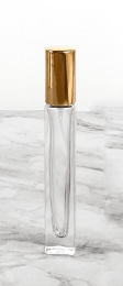 Sample Toner Bottle Nozzle Perfume Sub-bottles (Option: Transparent Bottle Gold-5ml)