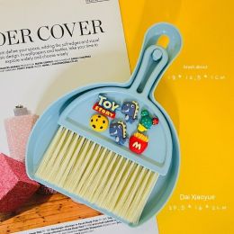 Desktop Set Children's Mini Bundle Dustpan Cleaning Tools (Option: Little Dinosaur)