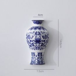 Ceramic Vase Antique Dracaena Sanderiana Living Room Home Accessories (Option: 02Style)