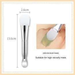 Double-headed Silicone Facial Mask Brush Apply Beauty Tools (Option: Double Head Silicone Brush)