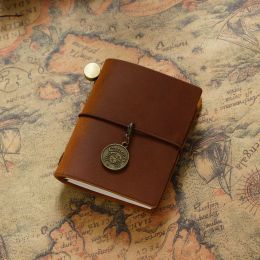 Diary Manual Notes Kraft Notebook (Option: Leather Brown)