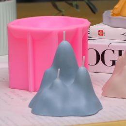 Handmade Food Glue Baking Mold (Option: Mountain mold)