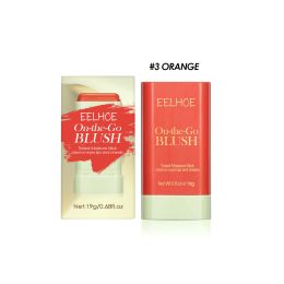 Brightening And Repairing Three-dimensional Highlight Delicate Waterproof Multifunctional Blush Stick (Color: Orange)