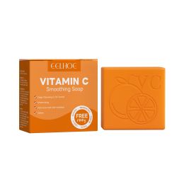 Vitamin C Whitening Soap Fade Spots Deep Cleansing Moisturizing (Option: Picture color)