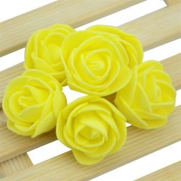 Simulation 35cm Foamflower Diy Bear Accessories (Option: Yellow-50pcs)