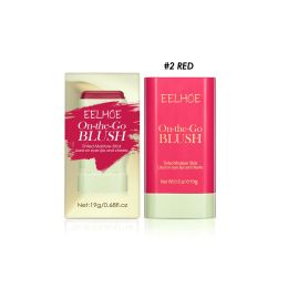 Brightening And Repairing Three-dimensional Highlight Delicate Waterproof Multifunctional Blush Stick (Color: Red)