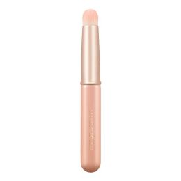 Mini Portable Round Head With Lid Lip Brush (Option: Mini With Lid Lip Brush)