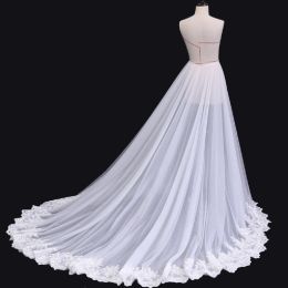 New Wedding Dress Detachable Tail (Option: White 3layers yarn)