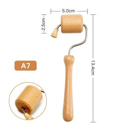 Face Massager Maderoterapia Face Roller Mini Wood Therapy Fa (Option: A7)