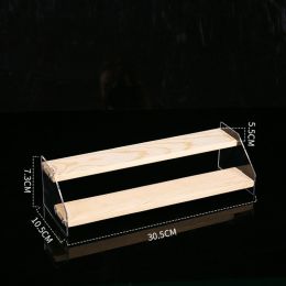 Hand Display Step Blind Box Storage Acrylic Wood Stepped Display Rack Ornaments Toy Display Rack (Option: 2Layer-30cm)