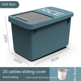 Pet Supplies Dust-proof Sealed Storage Box (Option: Blue-13 Liters)