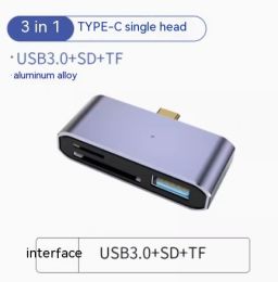 Adapter Multi-port External USB Drive Pad Connects To A Mobile Hard Drive (Option: 3in1style)