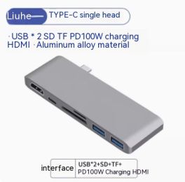 Adapter Multi-port External USB Drive Pad Connects To A Mobile Hard Drive (Option: 6in1style)