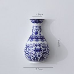 Ceramic Vase Antique Dracaena Sanderiana Living Room Home Accessories (Option: 01Style)