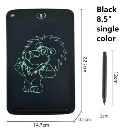 LCD Writing Tablet Children Magic Blackboard Dig (Option: Black8.5singlecolor)